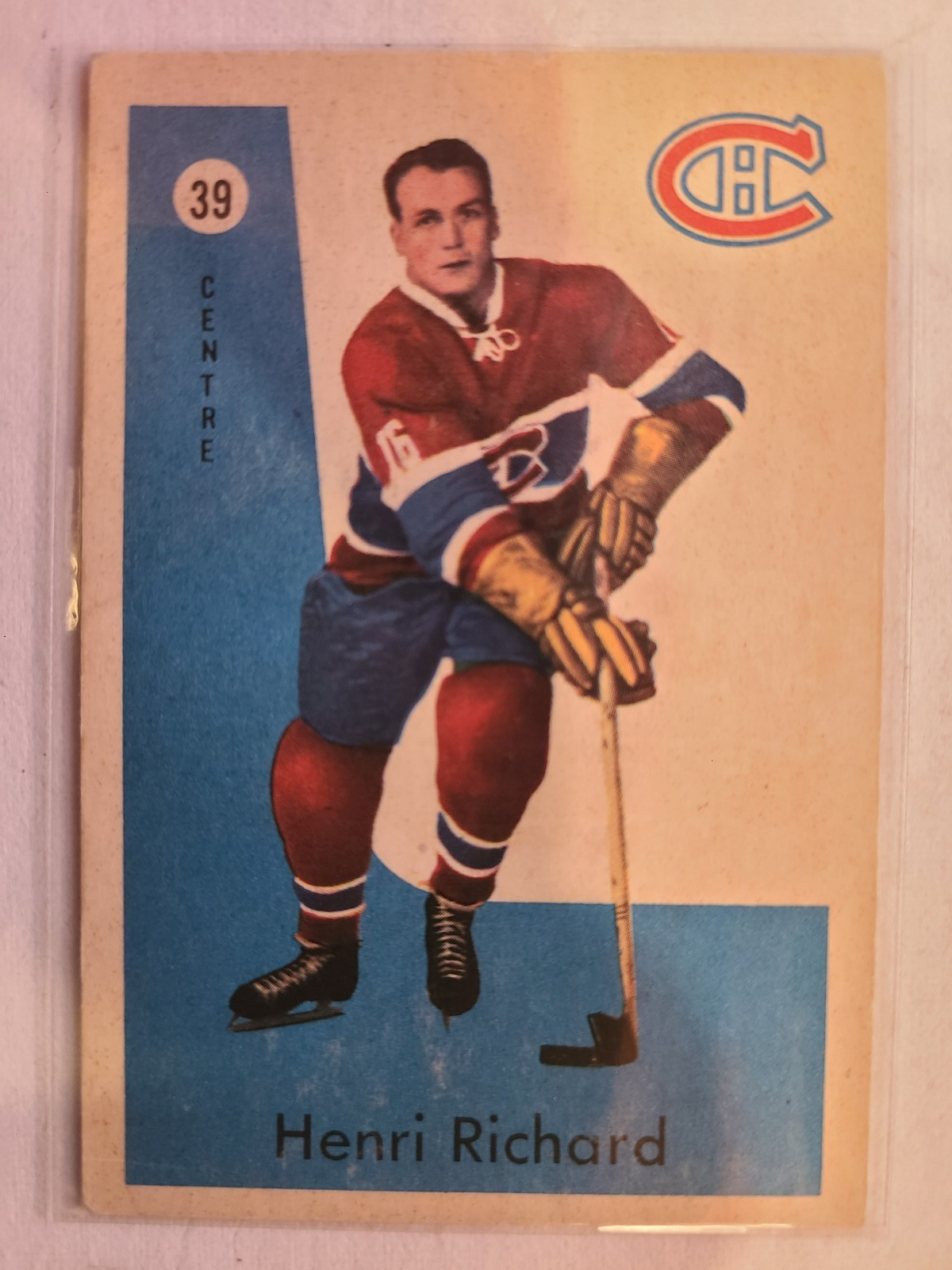 Henri Richard #39 Hockey Cards 1959 Parkhurst trading card — raw and PSA graded price guide