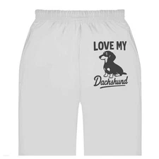 'Love My Dachshund' Adult Sweatpants / Joggers (JO055621)