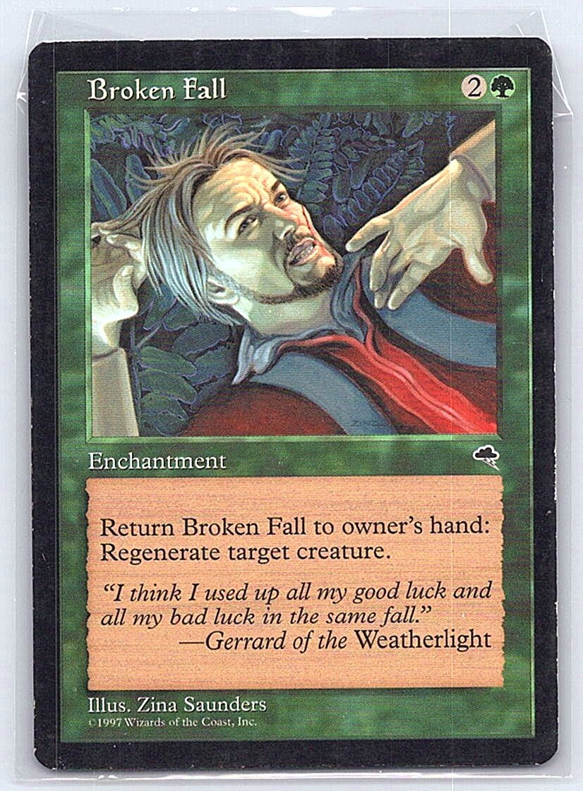 BROKEN FALL 216 C TEMPEST MTG CARD