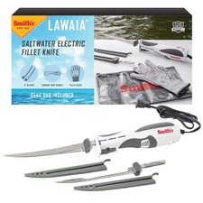 Lawaia Fillet 51233-2 Removable 8” Serrated Stainless Steel Blades w/Sheath -...