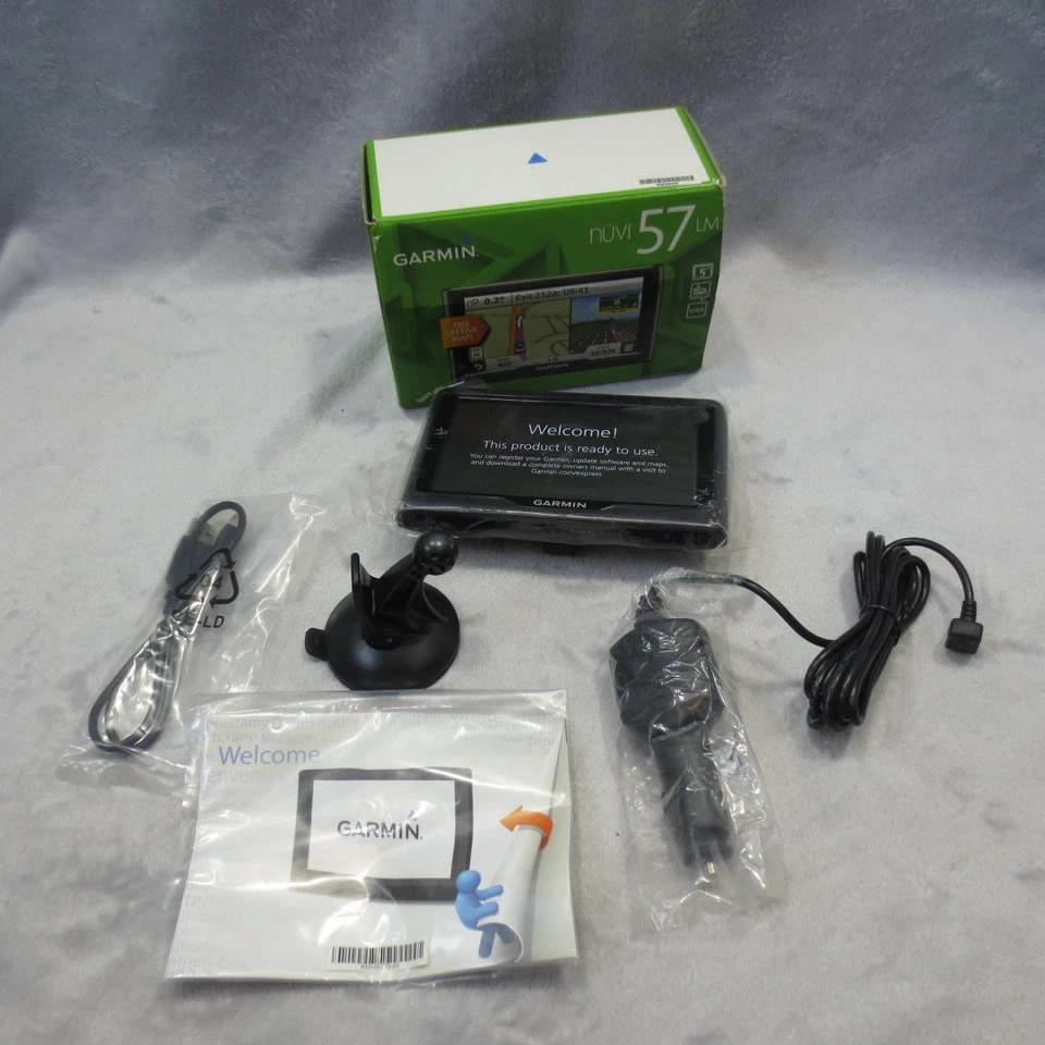 Garmin Nuvi 57LM 5" Vehicle GPS Navigator Touchscreen Lifetime Map Update New OB - Image 2 of 4