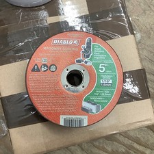 DIABLO MASONRY CUT-OFF DISCS 34 PACK 5" X 1/16" X 7/8" NEW DBD050063101C 10978-1
