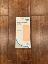 Dimora Foam Wound Dressing 2"X5" Waterproof Silicone Bandages with Adhesive Bord