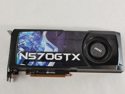 MSI NVIDIA GeForce GTX 570 OC 1.25 GB GDDR5 PCI Express 2.0 x16 Video Card