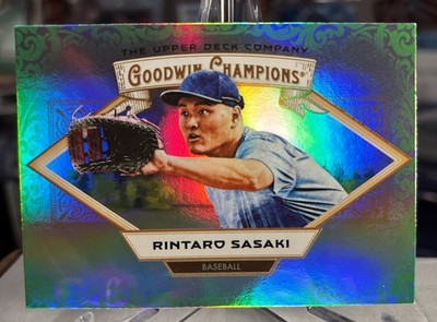 Rintaro Sasaki 2025 Goodwin Champions Green Rainbow Rookie RC SSP   MINT GEM?