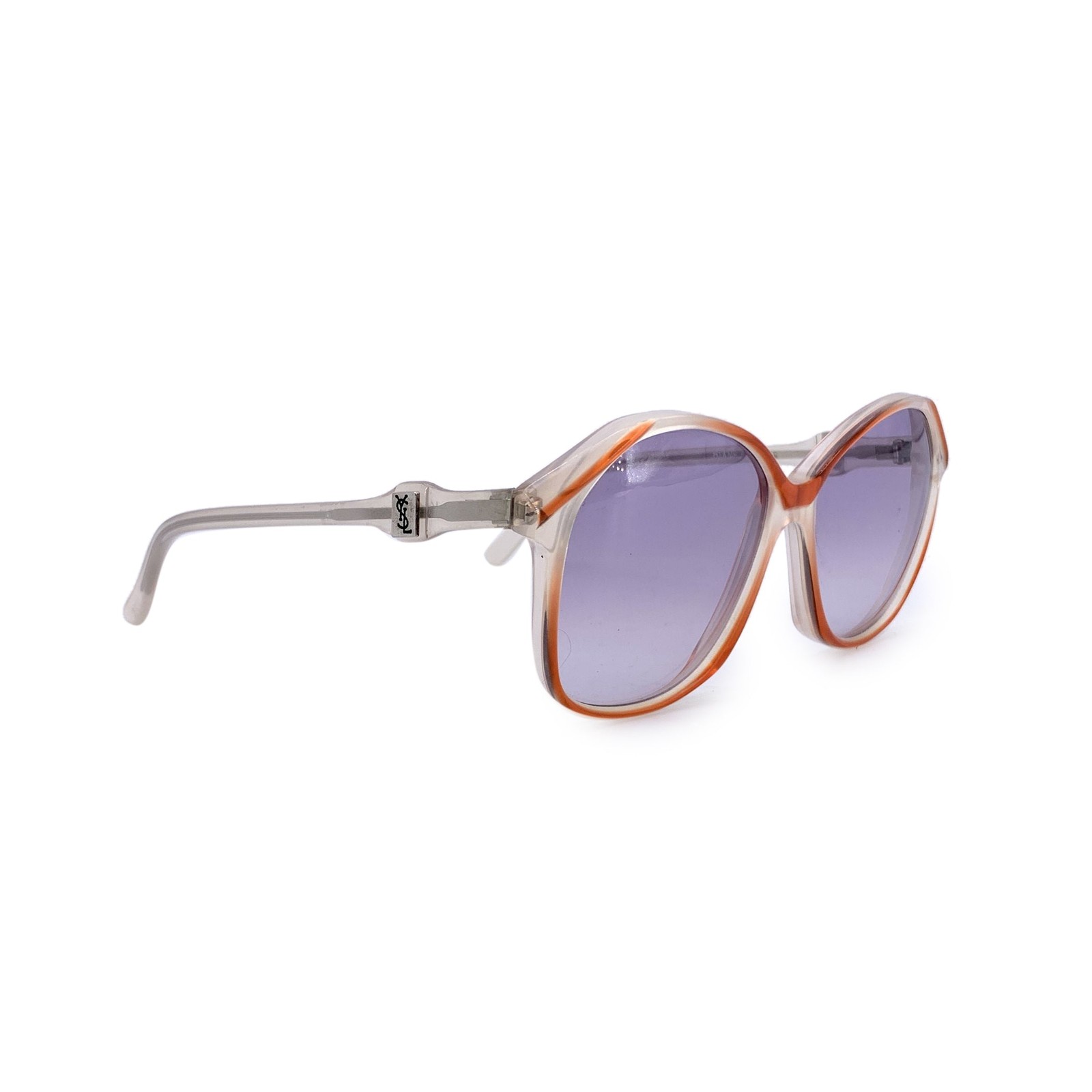 Occhiali da sole vintage arancioni Yves Saint Laurent DIANE 54 16 140mm