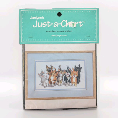 Janlynn's Suzy's Zoo Tails Of Duckport Cats Counted Cross Stitch Pattern 38-194