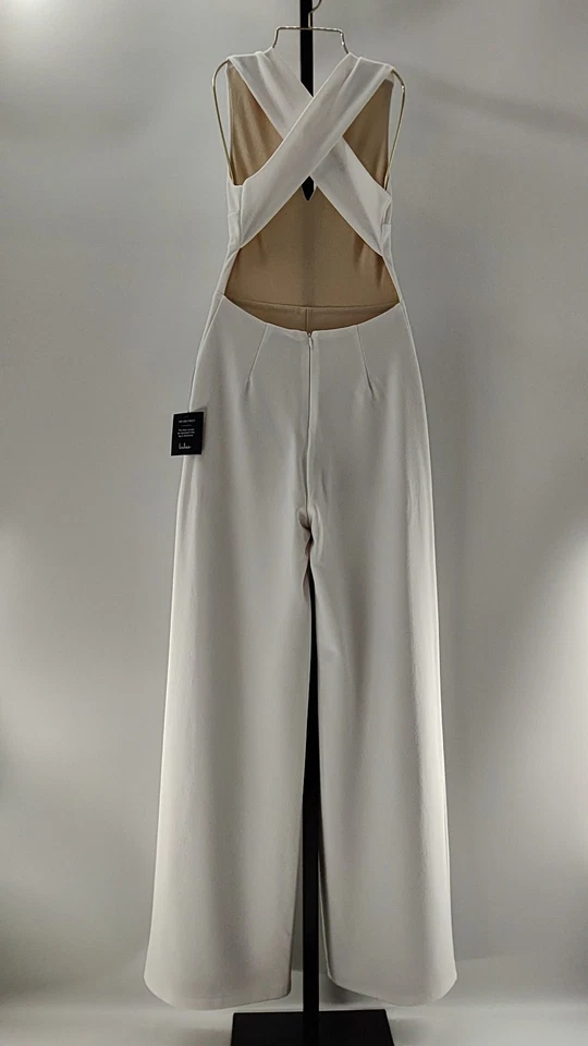 Mono Lulus para mujer Thinking Out Loud blanco sin espalda S Foto 2 de 2