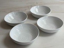 Next Set of 4 White Large Malvern Organic Shaped Pasta Bowls