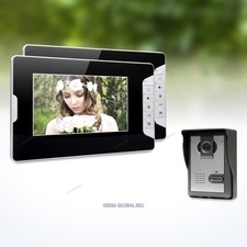 7inch Wired Video Door Phone Intercom System with Mute Mode for Home Security