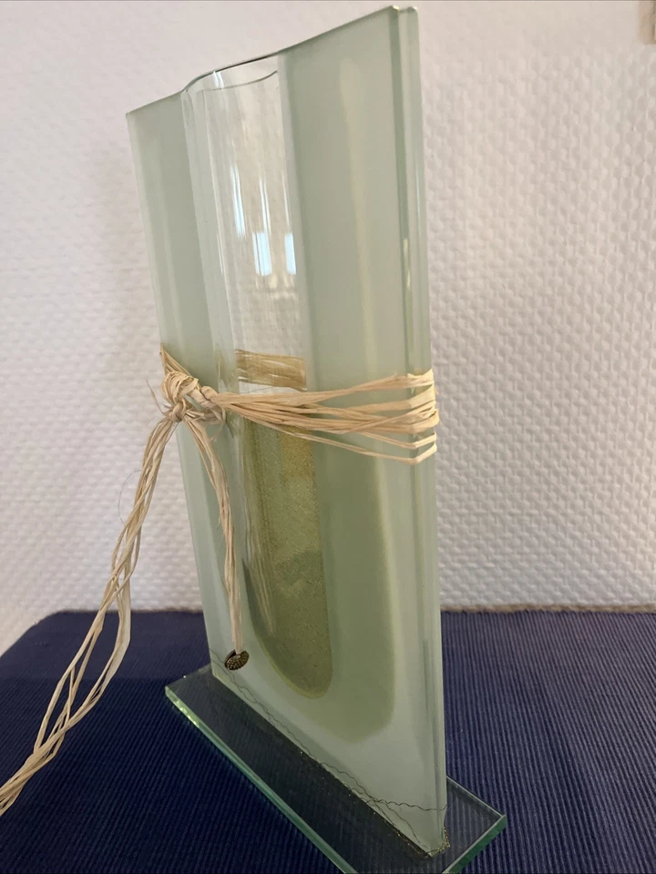 Vase Leonardo, aus Glas, moderne Form, 33 x 18 cm - Bild 2 von 4