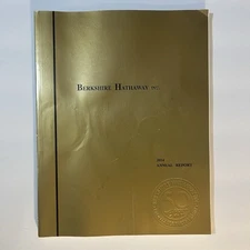 Berkshire Hathaway 2014 Annual Report SPECIAL 50 YEARS edition GOLD Cover