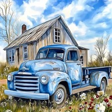 Diamond Painting Kits for Adults, 5D DIY Truck Diamond Art Kits for Beginners,