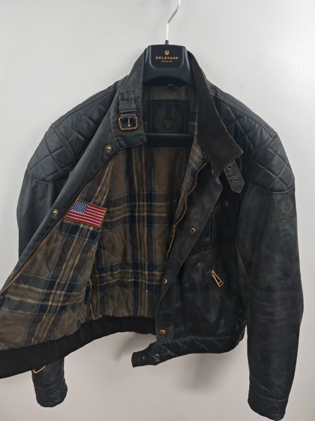 Belstaff S. Icon Blouson Wax Cotton Motorcycle Jacket Size Medium Steve McQueen image 5