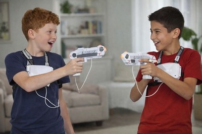 Laser X Laser Tag Set with Blasters and Sensor Vests for Ages 8-16