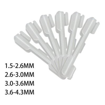 6x Leuchtstab-Clips Fluoreszierender Leuchtstab-Clip-Halter Leuchtstab-Clip