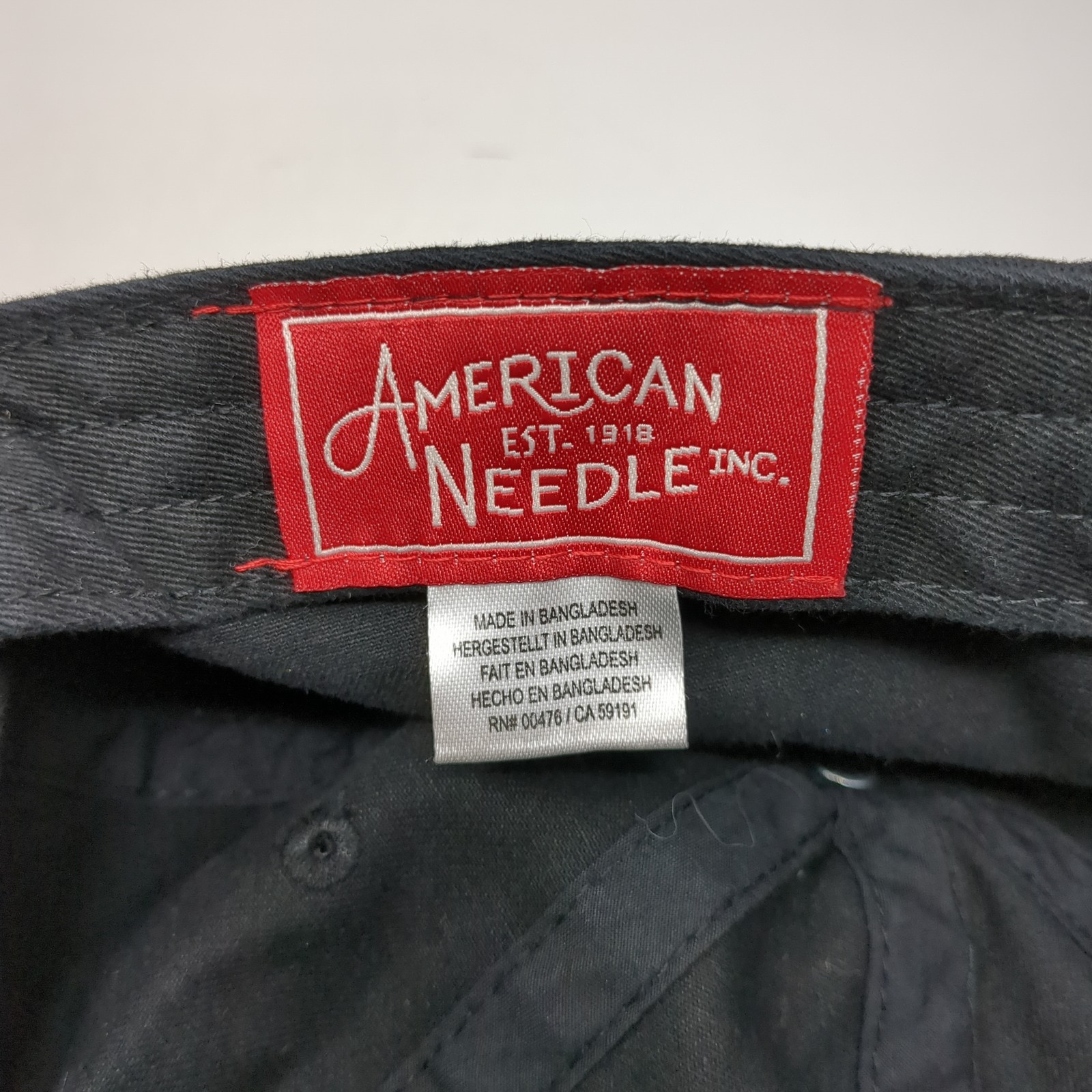 American Needle Slideback Hat Solid Black One Siz… - image 9