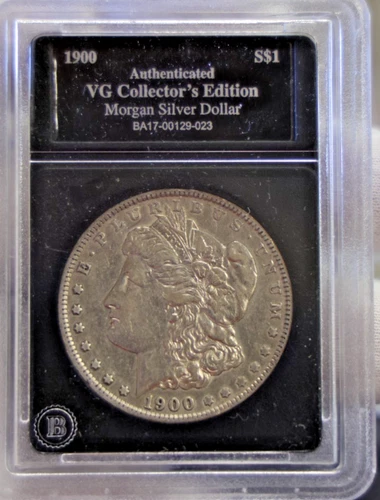 1900 O US Morgan Silver Dollar VG (Bradford Slab)
