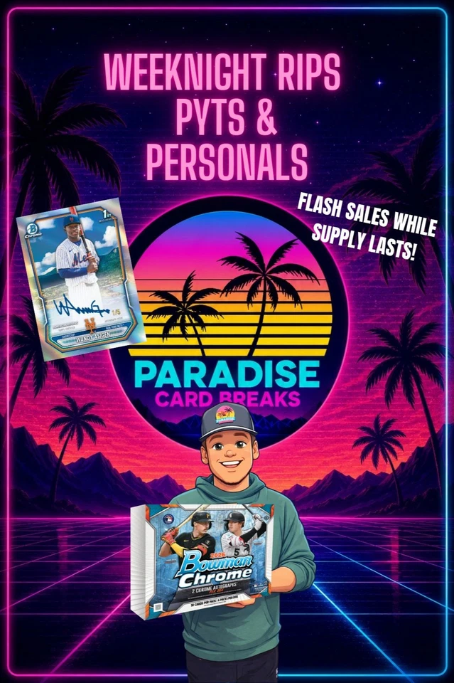 BOWMAN CHROME BASEBALL MSRP DROPS W TANNER IN PARADISE!