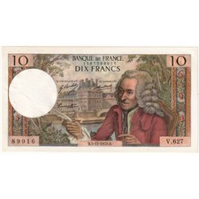 [#335963] France, 10 Francs, Voltaire, 1970-11-05, V.627, UNC