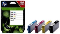HP 364 Original Druckerpatronen Multipack Schwarz Cyan Magenta Gelb N9J73AE Neu