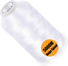 - Single Huge Spool 5000M Each Polyester Embroidery Machine Thread 40WT for Comm