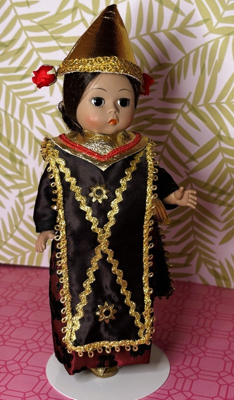 Madame Alexander #579, Indonesia, 8-inch Girl Doll, Original Box & Tag, Restrung