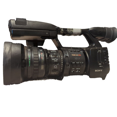 Sony PMW-EX1 Camcorder 3842 Hours ISSUES Body Cracks No Backlight No Battery