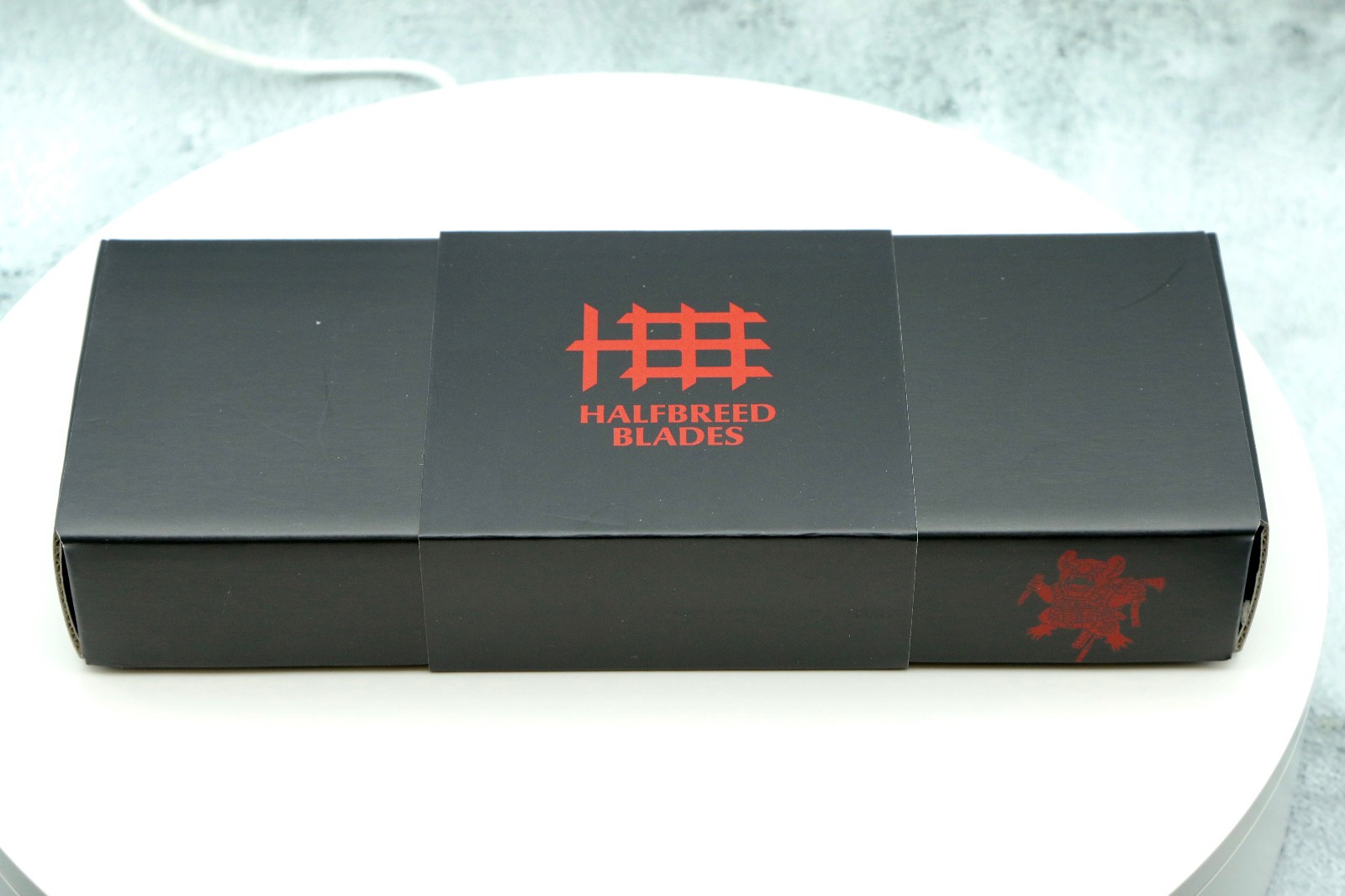 HALFBREED BLADES CFK-04 N690 COMPACT FIELD FIXED BLADE KNIFE STONEWASHED