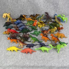 Vintage Toy Lot of 49 Dinosaur Figures Mini Miniature 90s 00s Mixed Lot