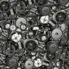 Auto Engine 25 belt pulleys - 20" x 38" Hydrographic Film Hydro Dipping