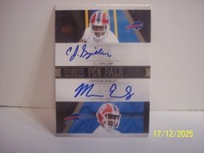 2010 CJ SPILLER MARCUS EASLEY NATIONAL TREASURES PEN PALS DUAL AUTO BUFFALO BILL