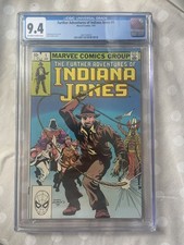 Marvel Comics FURTHER ADVENTURES OF INDIANA JONES #1 Jan 1983 CGC 9.4 NM