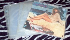 10 USED 12" Plastic Poly Outer Sleeve Protectors LP Album Sleeves