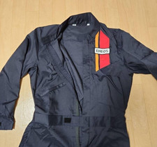 JDM Genuine Japan Eneos Oil Staff Mechanic Coveralls Tsunagi Jumpsuit Blue  cap2