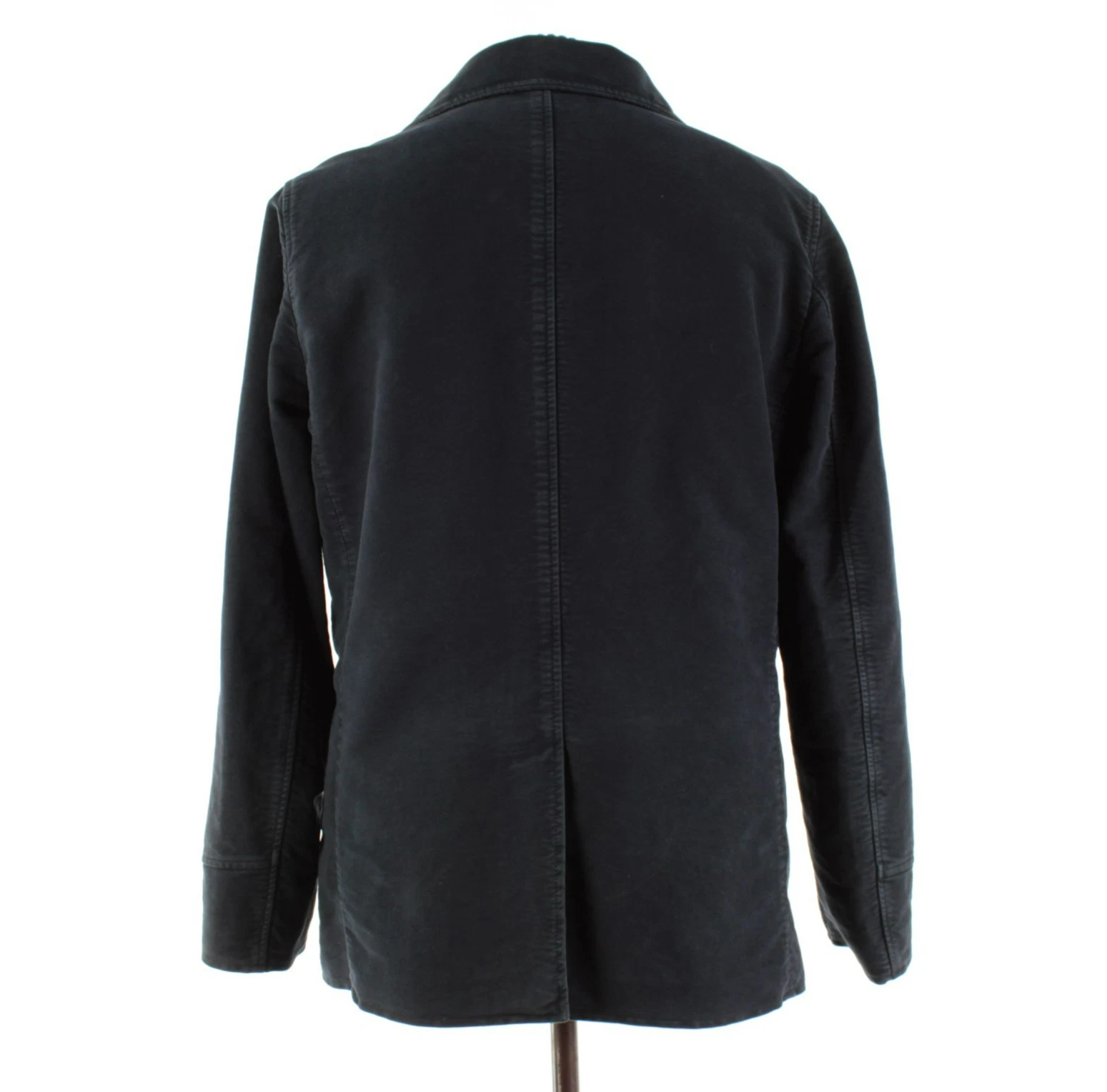 Camplin NWT 100% Cotton Pea Coat w/ Removable Lining Size 52 (L US) In Blue - product detail image 7