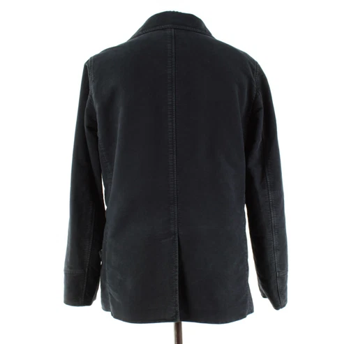 Camplin NWT 100% Cotton Pea Coat w/ Removable Lining Size 52 (L US) In Blue image 7