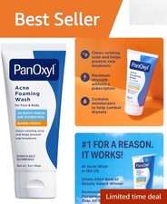 Acne Prevention Foaming Wash with 10 Benzoyl Peroxide - 3 oz for Clear Skin