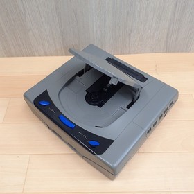Sega Saturn Console Gray Bundle with 2 Controllers 5 Games Gundam V. Fighter
