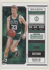 2018 Contenders Draft Picks Season Ticket Larry Bird (Green Jersey) #39 HOF 00e8