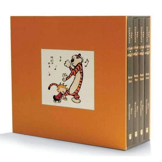 The Complete Calvin and Hobbes 4 Book Set Collection By Bill Watterson NEW - Image 2 of 2