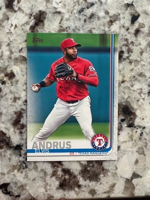 Topps Elvis Andrus Baseball 2019 Season Sports Trading Cards