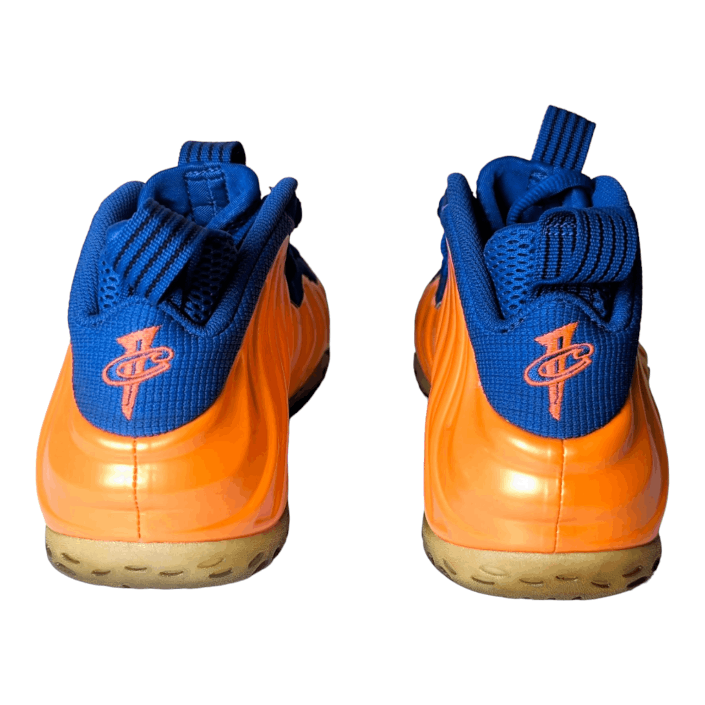 NIKE Air Foamposite One \'Knicks\' Sneakers Size 9 Size 9 - Nike Air Foamposite One Knicks 2014 | eBay main image 4