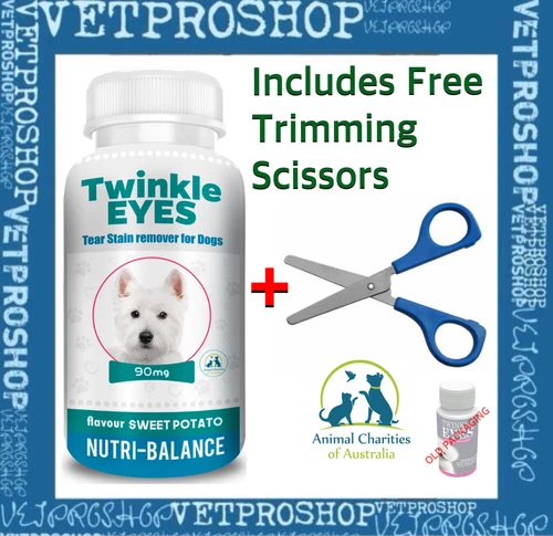 TWINKLE EYES Tear Stain Remover For Dogs - SWEET POTATO 90g Aqua (starter pack)