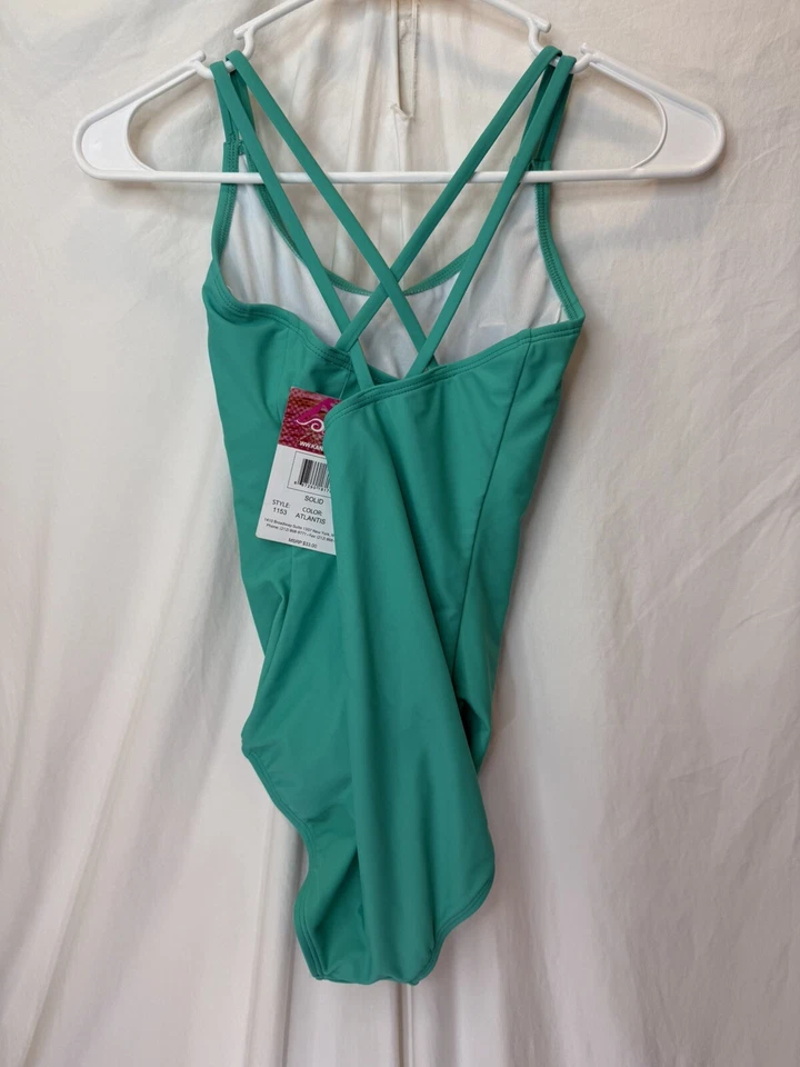 Купальник цельный Kanu Surf Girls' Atlantis новый с ценниками Beach Sport крест-накрест, 16 - Изображение 3 из 3