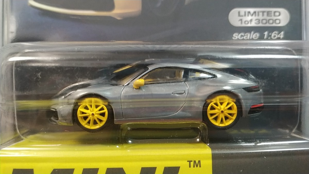 MINI GT 252 chase Porsche 911 Carrera 4S Racing Yellow | eBay