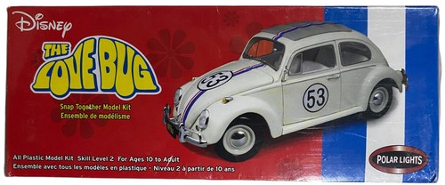 Polar Lights Disney's Love Bug Herbie VW 1/24 Snap Together Model Kit NEW 2004 - Picture 4 of 6