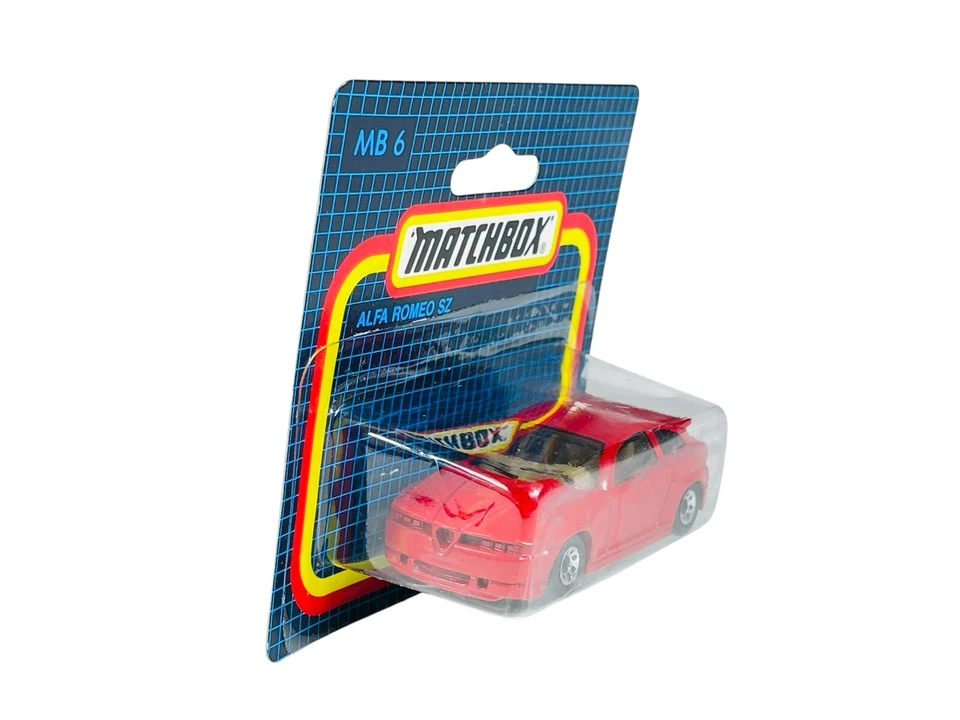 Matchbox Superfast German Christmas Rallye MB6 Red Alfa Romeo SZ - Image 2 of 4