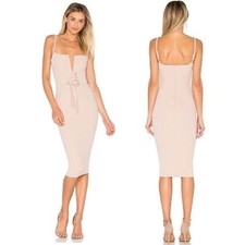 Nookie Madison Dress in Sand XS