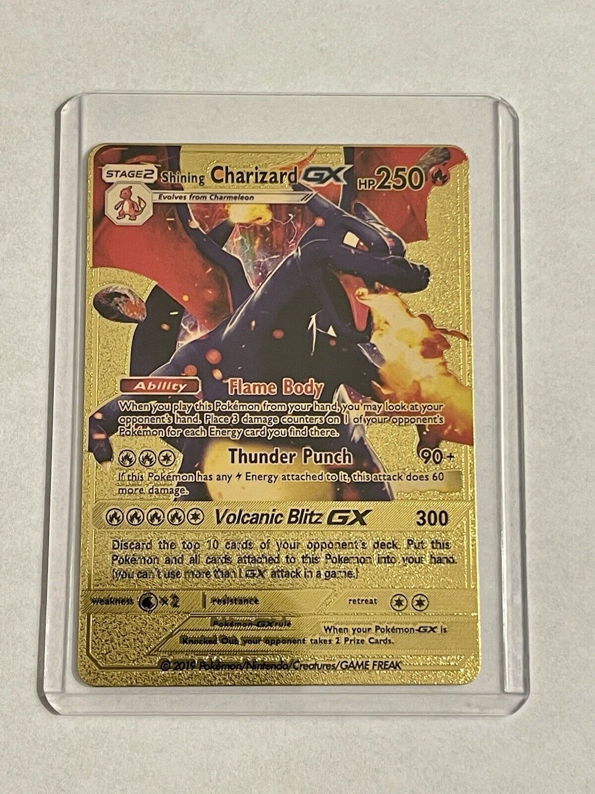 Shiny Charizard GX Pokemon Card 